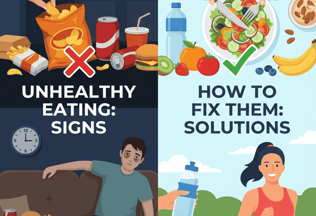 Signs of Unhealthy Eating Habits & How to Fix Them