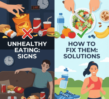 Signs of Unhealthy Eating Habits & How to Fix Them