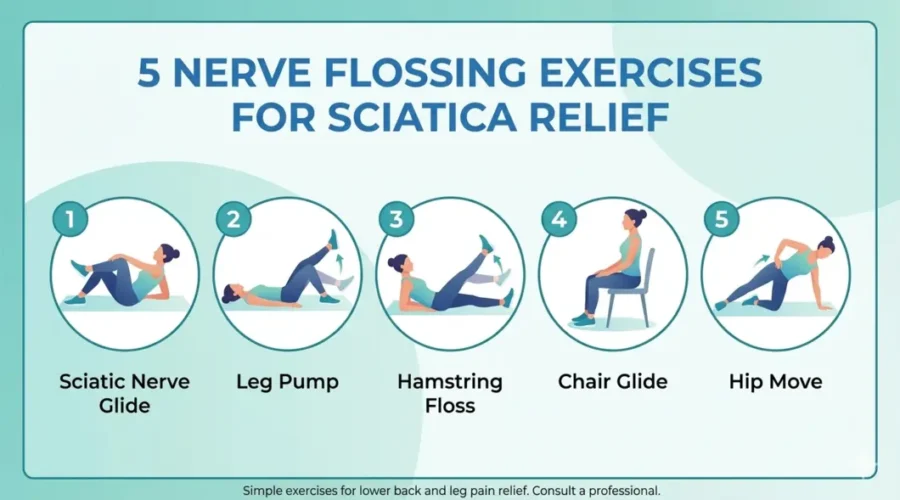 5 Nerve Flossing Exercises for Sciatica Relief (Physio-Recommended)
