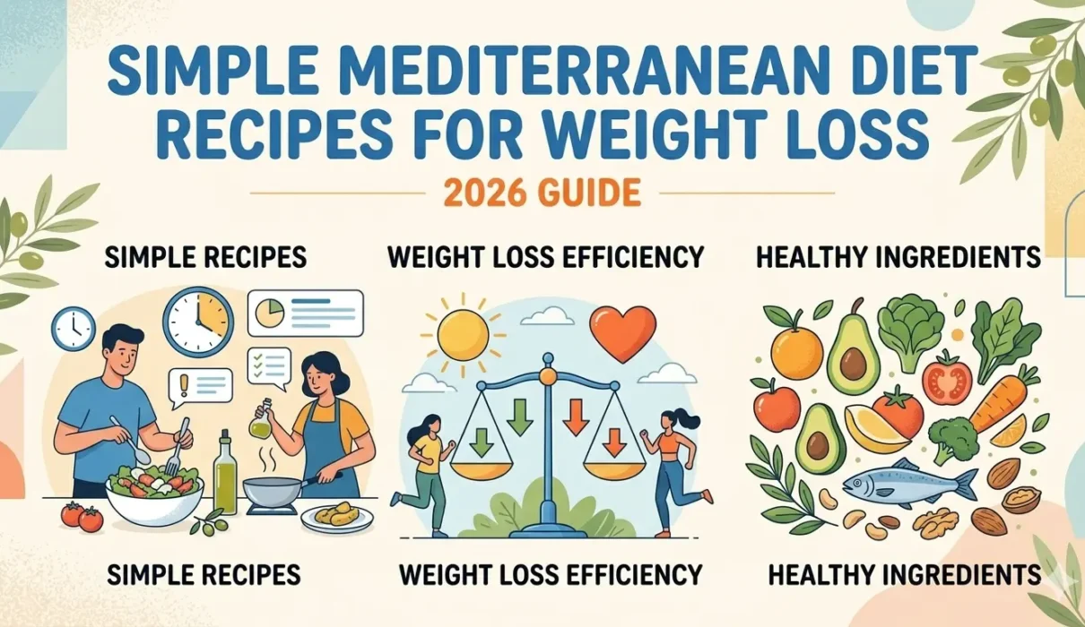 Simple Mediterranean Diet Recipes for Weight Loss (2026 Guide)