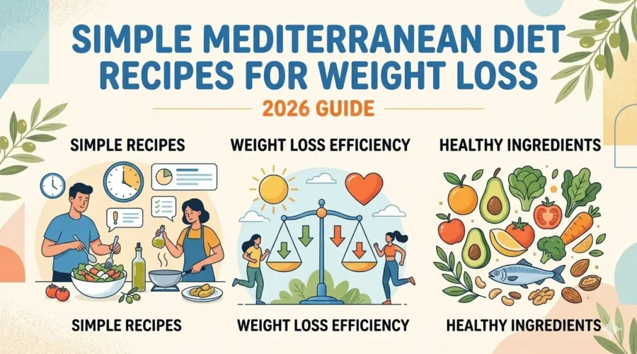 Simple Mediterranean Diet Recipes for Weight Loss (2026 Guide)