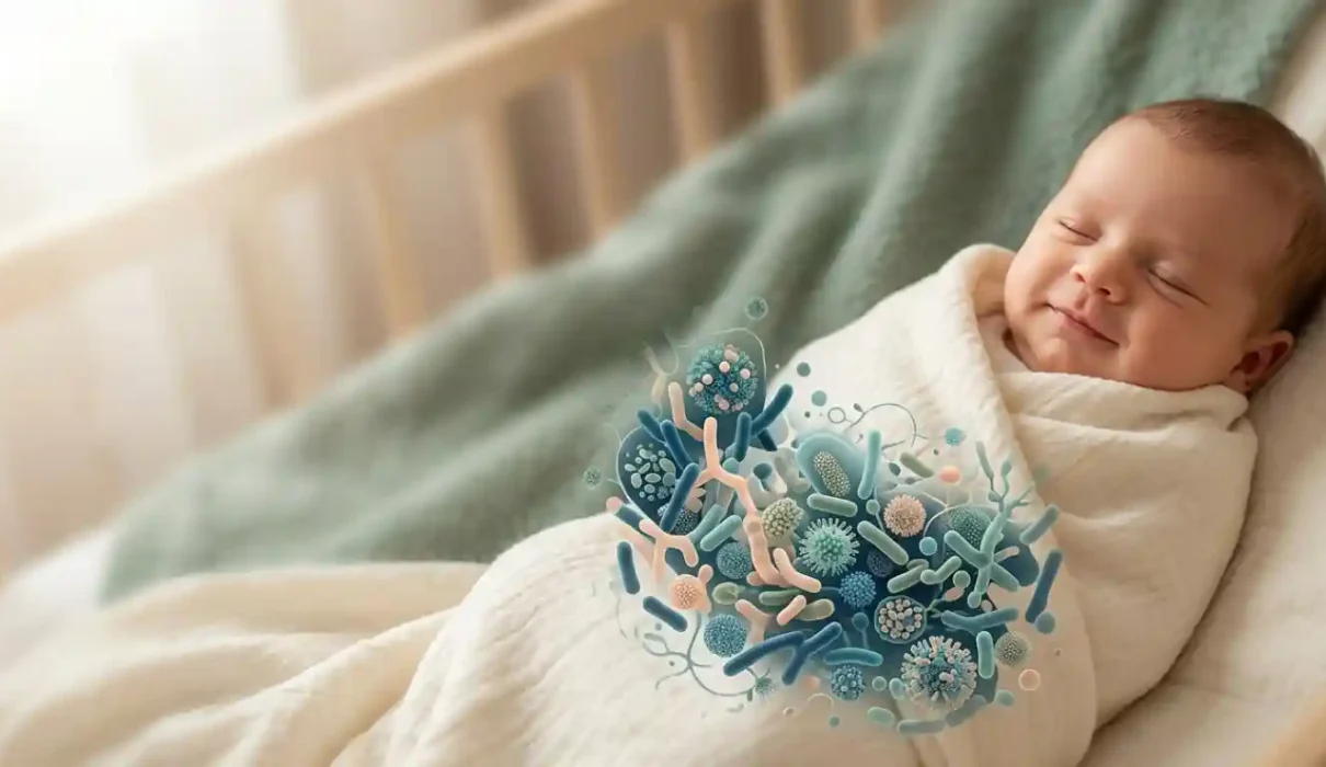 How Birth and Feeding Shape the Baby’s Gut Microbiome
