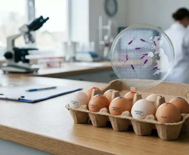 Rising Salmonella cases in the UK linked to an investigation involving imported eggs