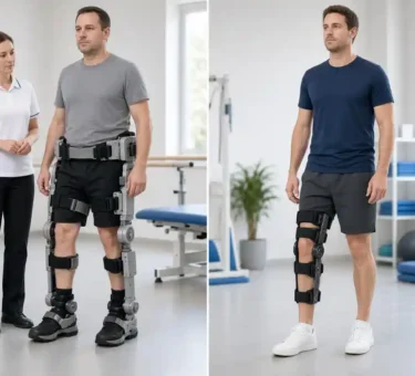 Exoskeleton Robots vs Knee Orthoses: Differences, Benefits and Uses