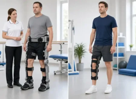 Exoskeleton Robots vs Knee Orthoses: Differences, Benefits and Uses